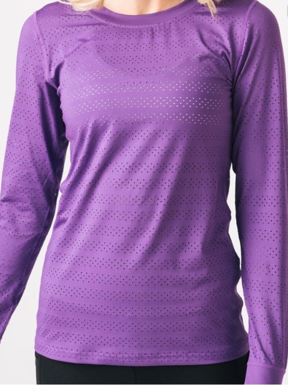 Zyia Chill long sleeve purple Size Large